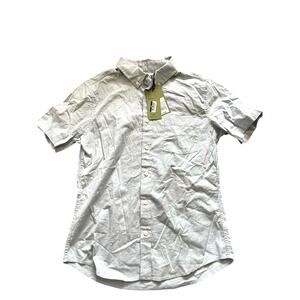 GOODFELLOW & CO, SIZE M, MENS SHORT SLEEVE DRESS SHIRT, SLIM